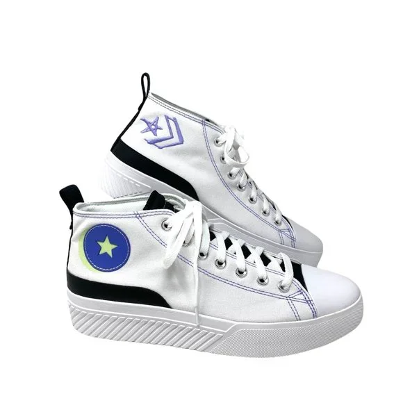 💖MEGA SALE💖Converse Shoes Men 171870C UNTITL3D CS MID White Black  Sneakers - Picture 9 of 11